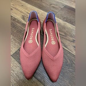 Rothy’s Coral point 7.5